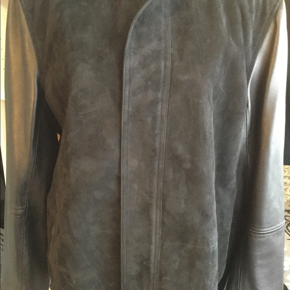 New Men’s Suede and Leather Jacket L - Picture 2 of 8